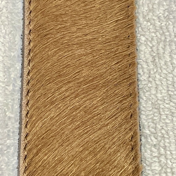 GORGEOUS HANDMADE ITALIAN LEATHER BELT WITH LOTS OF SPARKLE - Picture 5 of 5